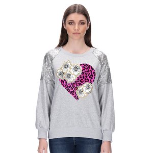 LEOPARD HEART AND ROSES PL